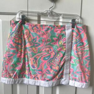 Lilly Pulitzer Skort Sandbar Blue Make a Splash